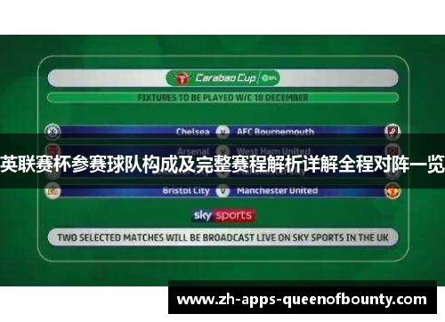 英联赛杯参赛球队构成及完整赛程解析详解全程对阵一览