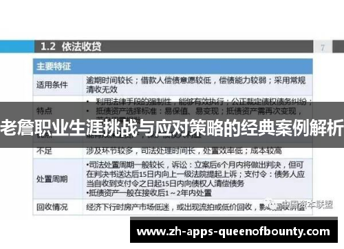 老詹职业生涯挑战与应对策略的经典案例解析