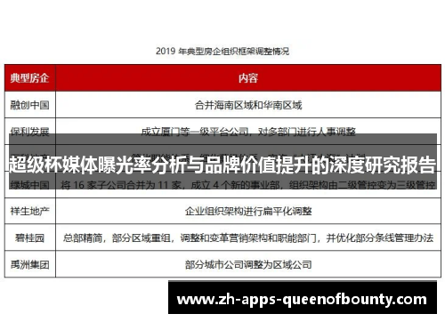 超级杯媒体曝光率分析与品牌价值提升的深度研究报告